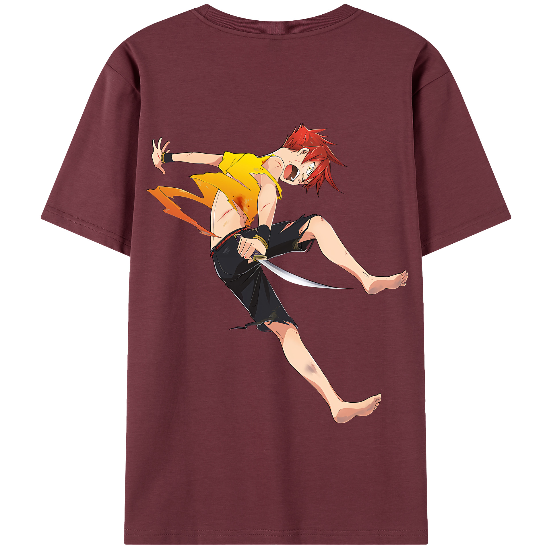 （画像用） 刀剣乱舞 Touken Ranbu 綿100％半袖Tシャツ（背面プリント）